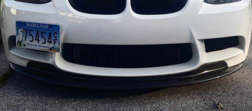 bmw lower bumper lip