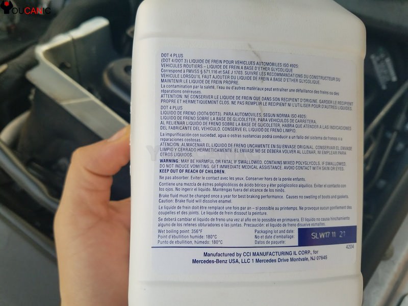 mb brake fluid