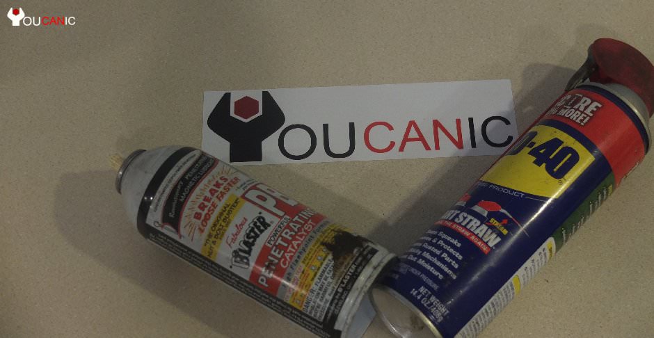 penetrating oil needed to break loose and replace old rusted car parts