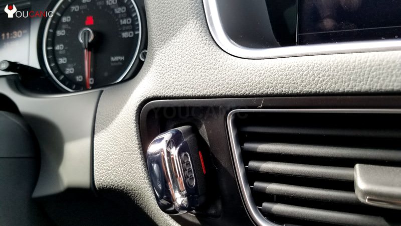 Start Audi key not detected
