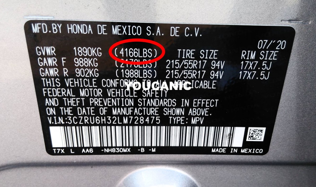 how much does a honda weight