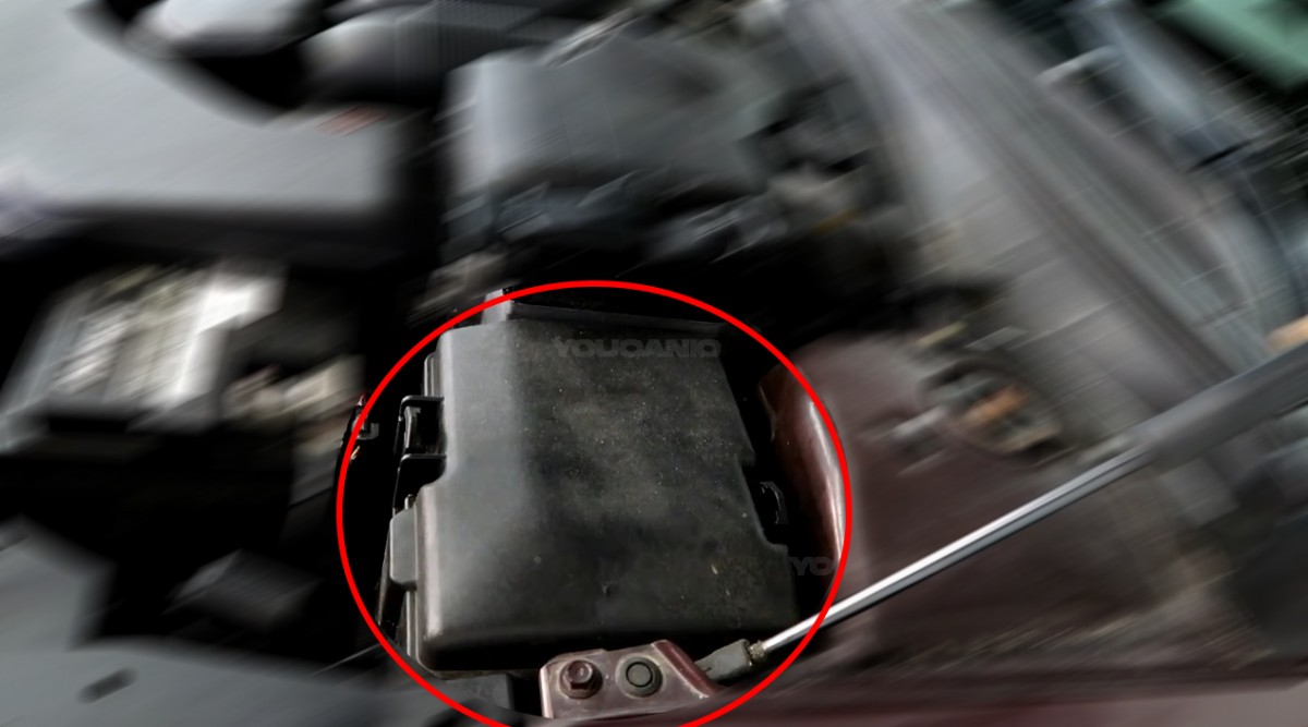 Fuse box location of the 2016-2020 Kia Optima.