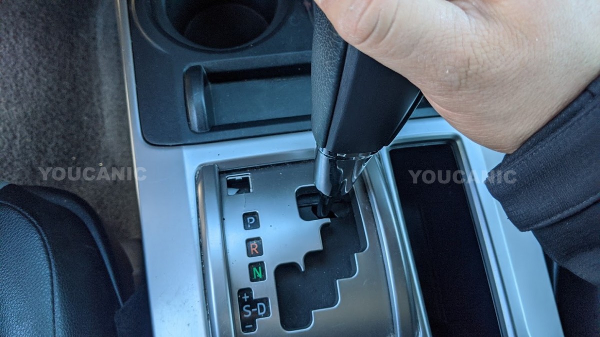 Can you shift from Drive D to Park P when driving