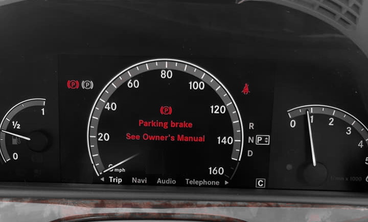 Mercedes Parking Brake See Owners Manual