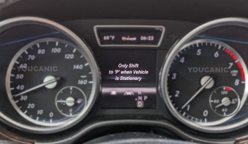 Do not shift from drive d to park p when driving