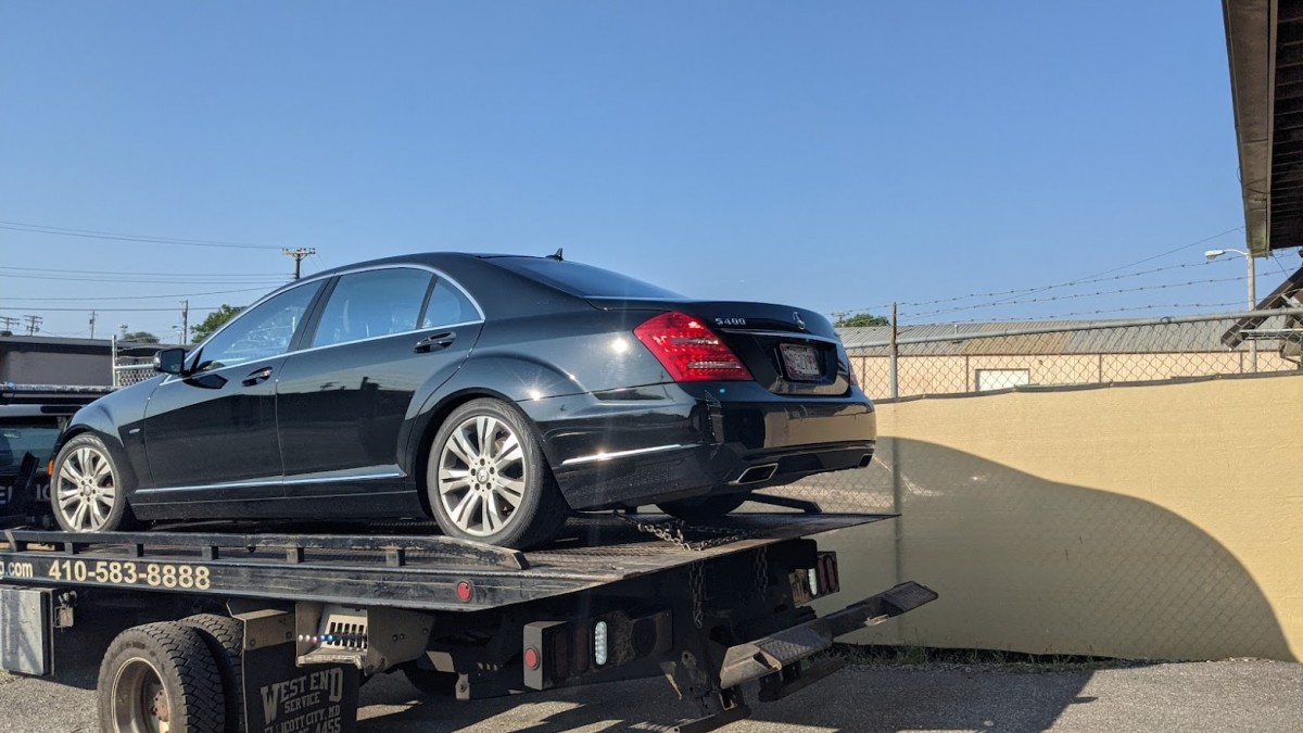 Mercedes tow vehicle