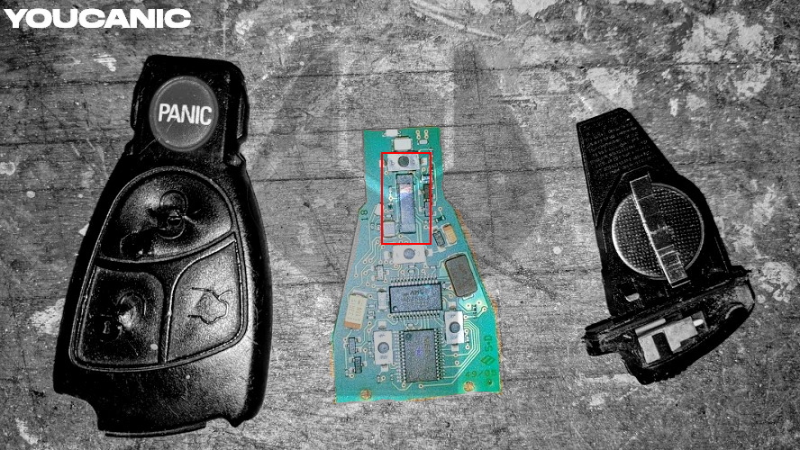 Mercedes Damaged Key