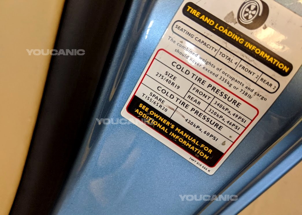 Mercedes Recommended Tire Pressure