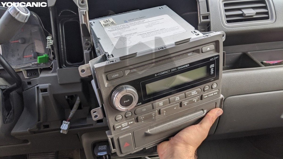 Removing honda ridgeline radio