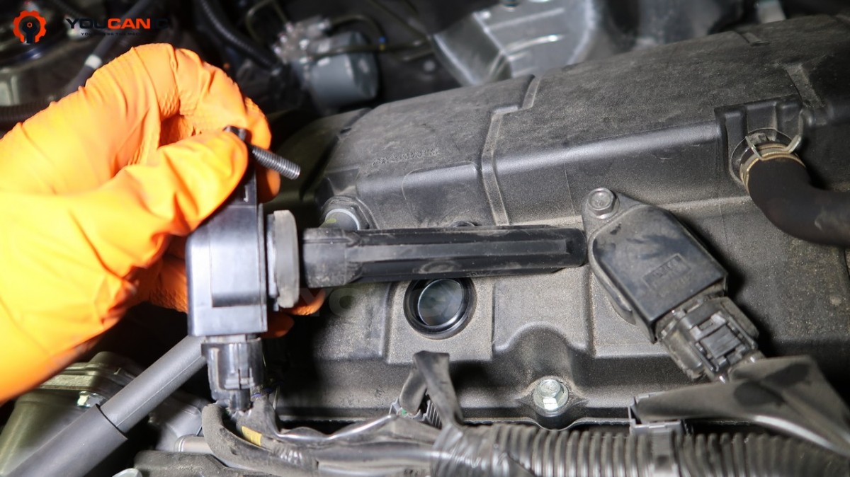 Mitsubishi cranks no start bad ignition coil spark plug