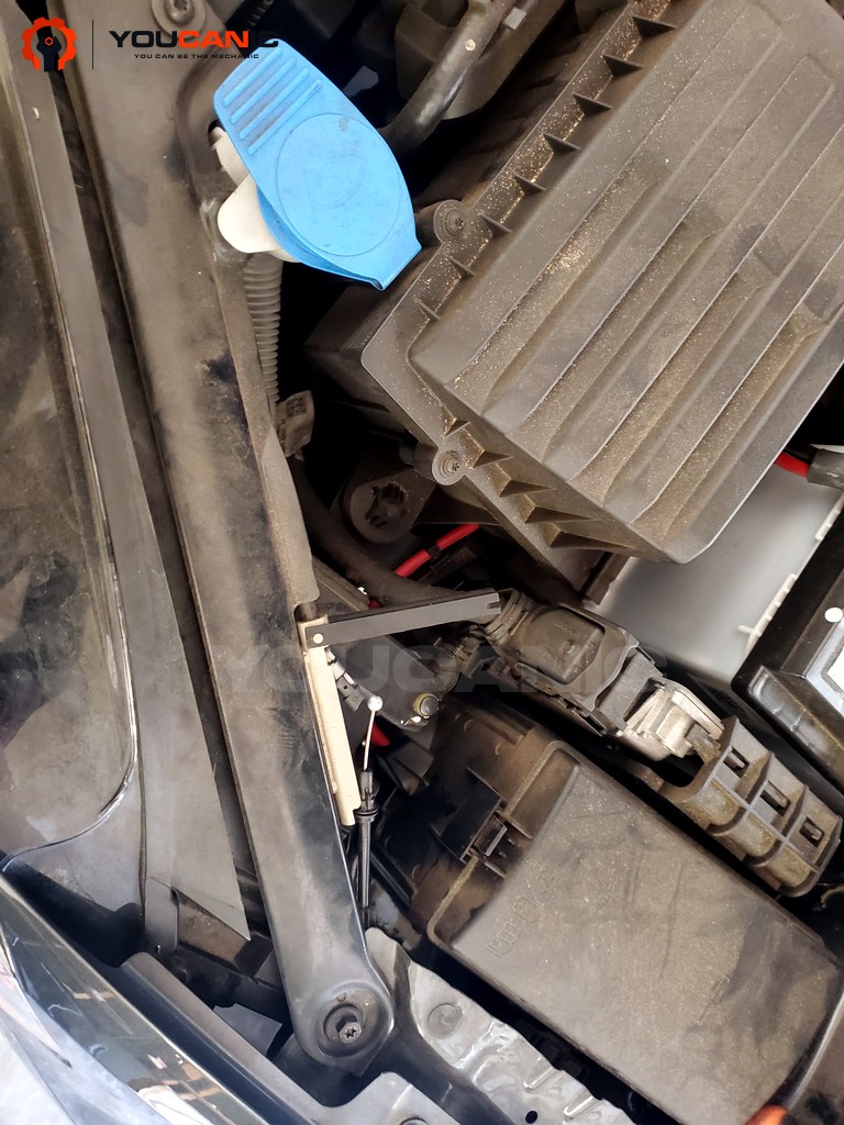 mk7 hood stuck won't open