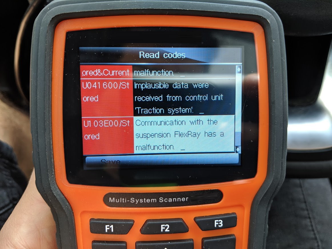 read mercedes codes