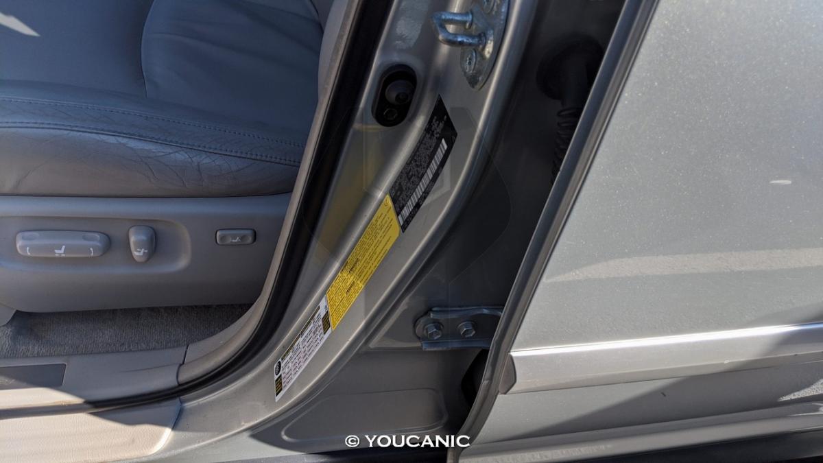 To find out where a Toyota was made look at the sticker on the drivers door