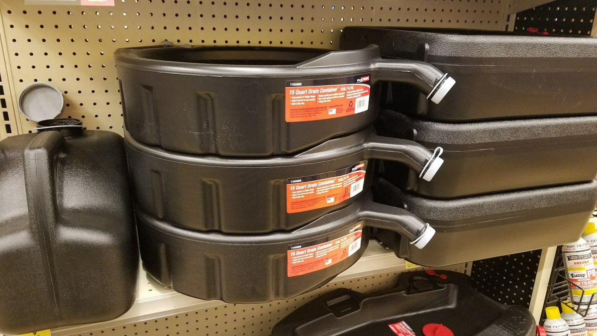 Oil drain pan