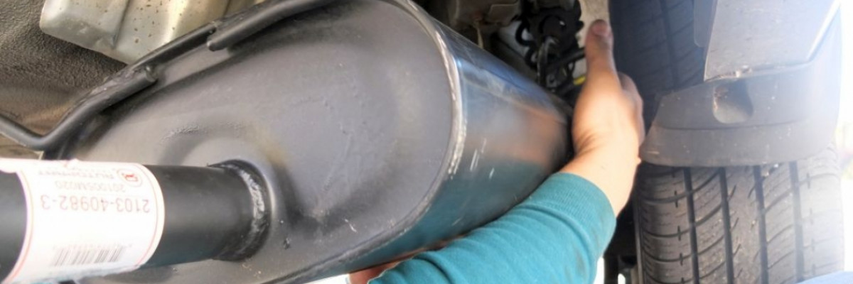 How to Replace Muffler Without Welding