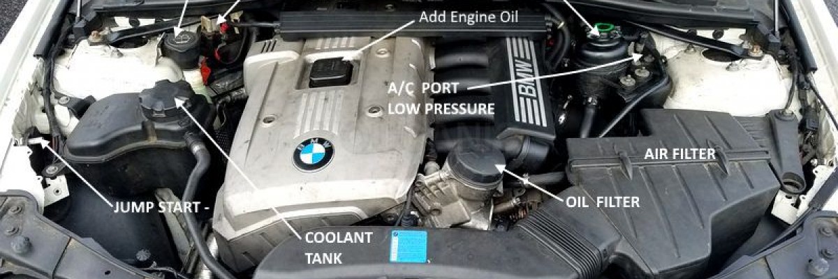How to change engine air filter on BMW 3-Series 2004-2013