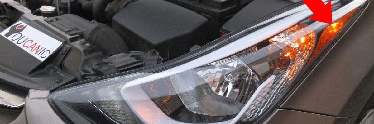 Hyundai Elantra Front Side Marker Light Bulb Replacement