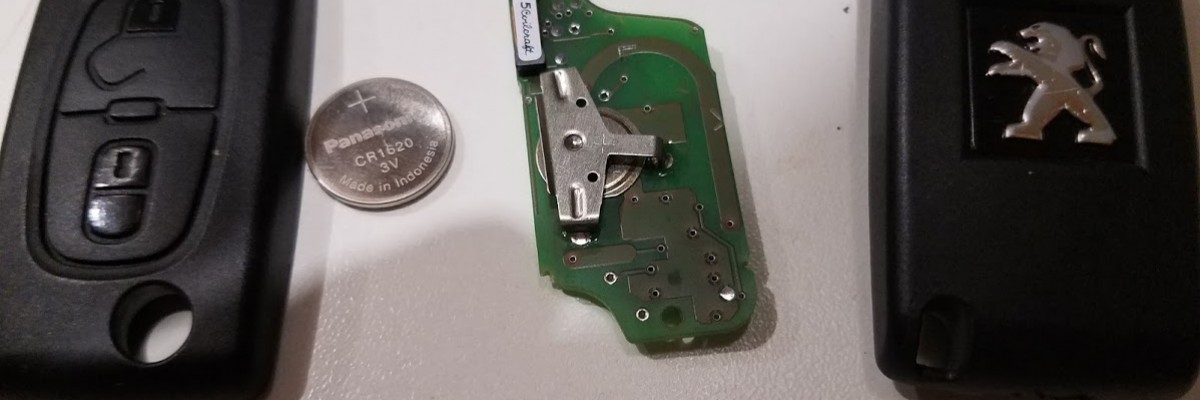 Peugeot Key Fob Battery Replacement