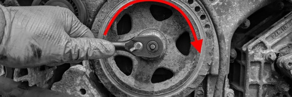 How to Turn Crank Porsche Engine by Hand