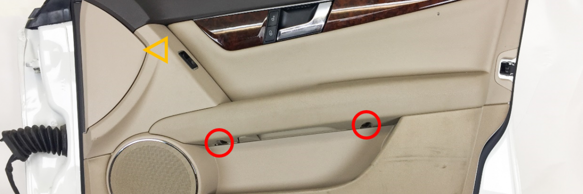 Mercedes W204 Driver Passenger inner interior door handle repair kit RIGHT