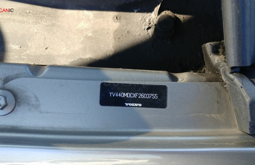 Volvo Vehicle Identification Number Location