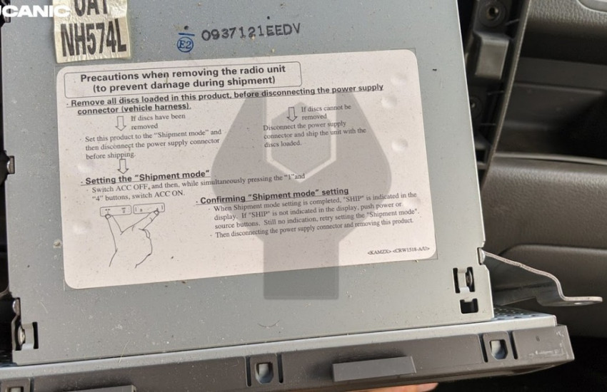 How to Set Honda Radio on Shipping Mode