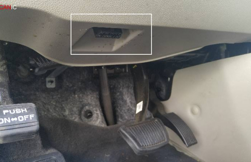 Kia OBD2 Port Location