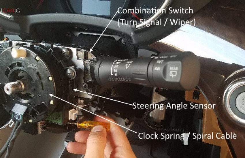How to Change Nissan Clock Spring | Steering Angle Sensor