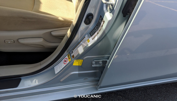 Toyota Lexus Paint Code Location