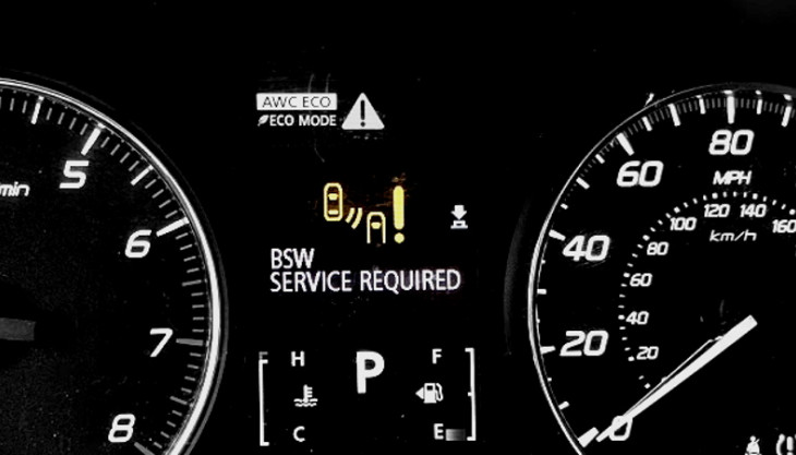 Mitsubishi BSW Service Required