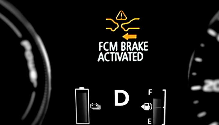 Mitsubishi Forward Collision Mitigation System (FCM)