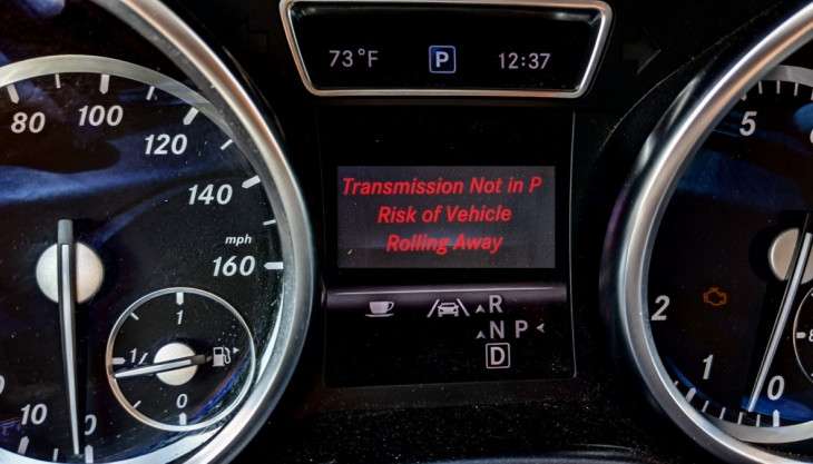Mercedes-Benz Transmission Not in Park Risk of Vehicle Rolling Away