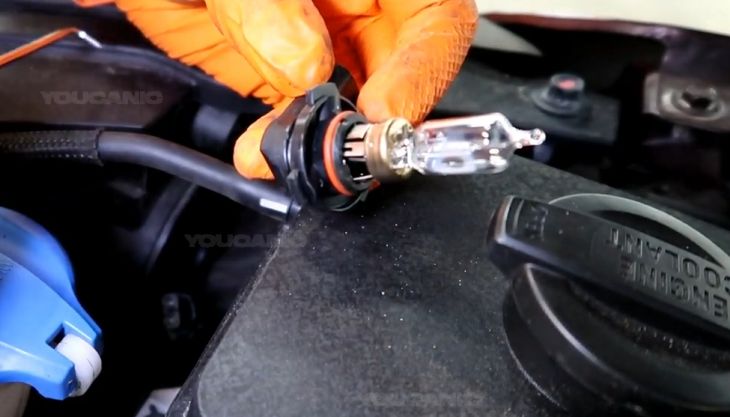 The low beam light bulb of the 2016-2020 Kia Optima.