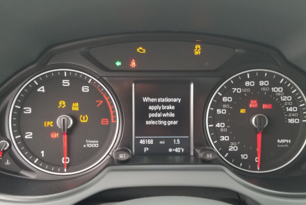 Audi Dashboard Warning Lights Meaning