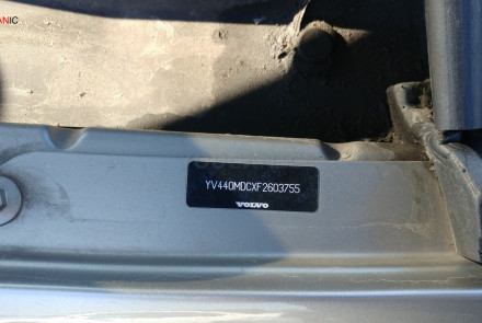 Volvo Vehicle Identification Number Location
