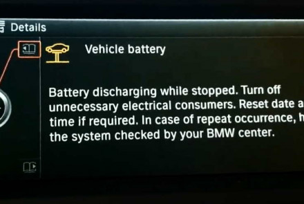 BMW Increased Battery Discharge