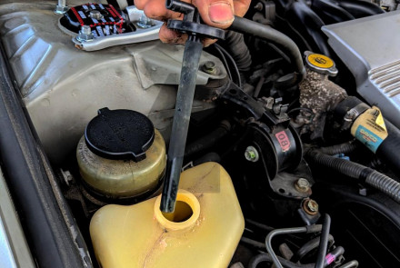 Lexus Check or Add Engine Coolant
