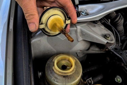 Lexus Check & Add Power Steering Fluid
