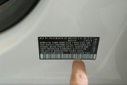 VW VIN Number Location