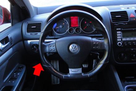 Volkswagen OBD-II Port Location