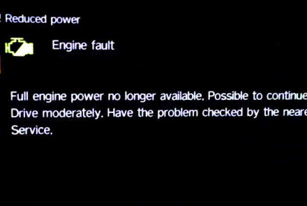 BMW Engine Malfunction Reduced Power