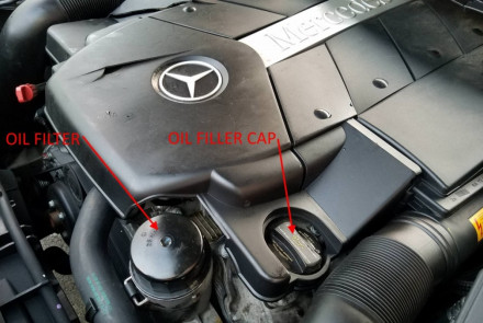 Mercedes-Benz M113 Oil Change DIY - E, S, ML GL, R 500