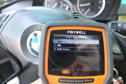 Calibrate BMW Steering Angle Sensor