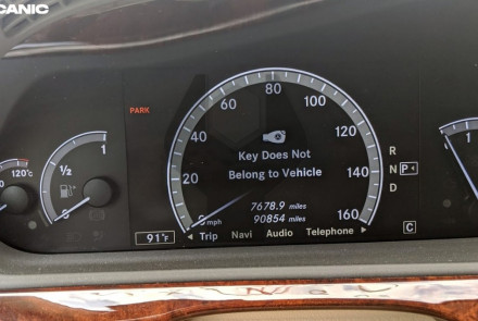 Key Does Not Belong to the Vehicle