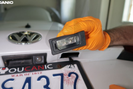Volkswagen Jetta Replace License Plate Light Bulb
