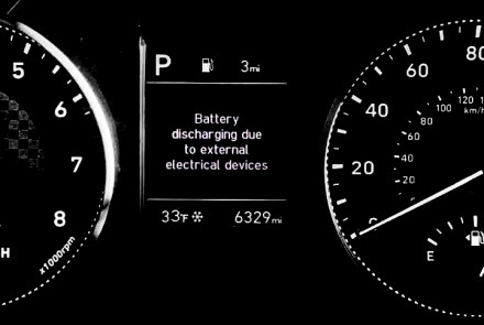 Battery Discharging Warning Hyundai