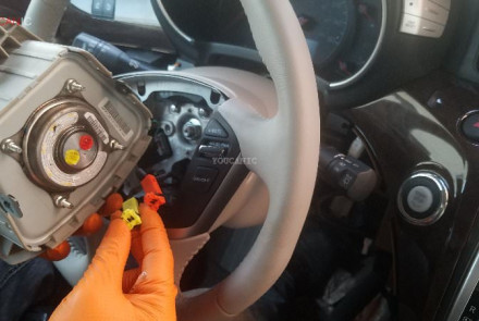Nissan Quest Replace Driver Steering Wheel Airbag