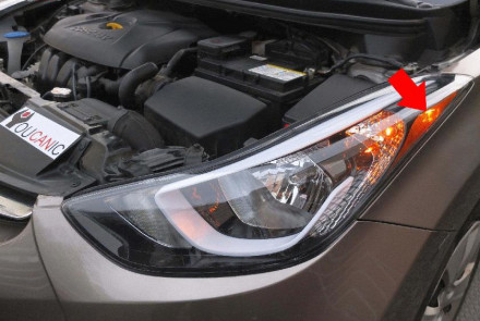 Hyundai Elantra Front Side Marker Light Bulb Replacement