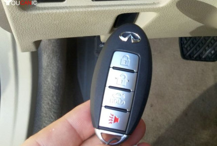 Infiniti key fob battery replacement