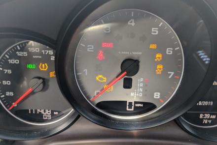 Porsche Dashboard Warning Lights and Symbols